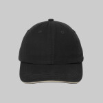 Sandwich Bill Cap with Striped Closure