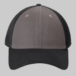Snapback Contrast Front Mesh Cap